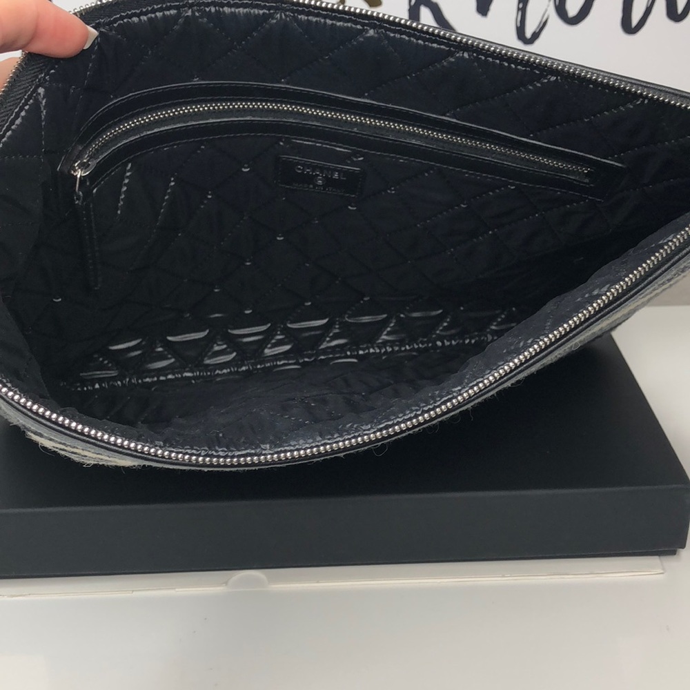 SOLD Authentic Chanel Deaiville O Case Clutch - Picture 8 of 8